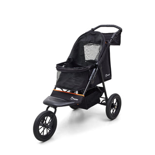 Palster Trek All Terrain Dog Stroller - Midnight Black - Free Rain Cover