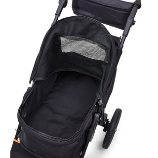 Palster Trek All Terrain Dog Stroller - Midnight Black - Free Rain Cover