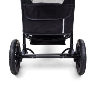 Palster Trek All Terrain Dog Stroller - Black & Harbour Blue - Free Rain Cover