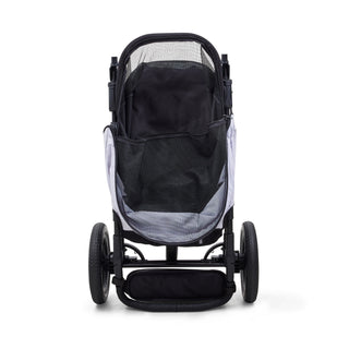 Palster Trek All Terrain Dog Stroller - Black & Mist Silver - Free Rain Cover