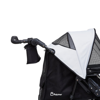 Palster Explorer All Terrain Dog Stroller - Black & Mist Silver
