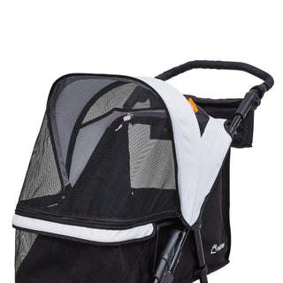 Palster Explorer All Terrain Dog Stroller - Black & Mist Silver