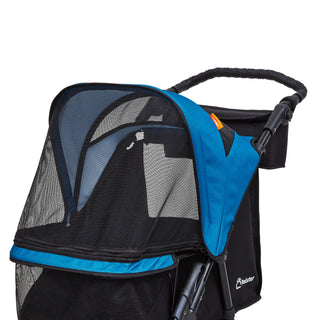 Palster Explorer All Terrain Dog Stroller - Black & Harbour Blue