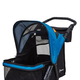 Palster Explorer All Terrain Dog Stroller - Black & Harbour Blue