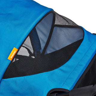 Palster Explorer All Terrain Dog Stroller - Black & Harbour Blue