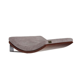 The CHILL Cat Shelf Perch by Cosy & Dozy – Walnut (Multiple Cushion Colours Available)