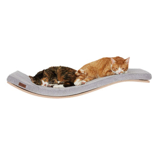 The CHILL DeLuxe Cat Shelf Perch by Cosy & Dozy – ECO Soaped Beech (Multiple Cushion Colours Available)