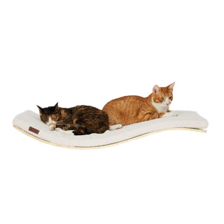 The CHILL DeLuxe Cat Shelf Perch by Cosy & Dozy – Maple Wood (Multiple Cushion Colours Available)